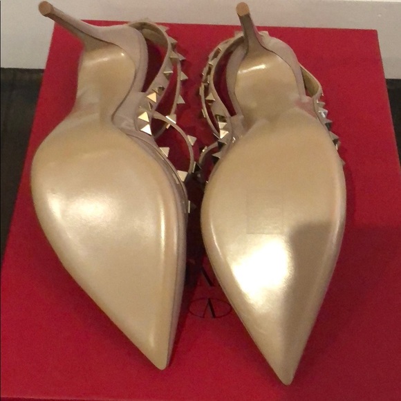 NWT! Valentino Nude Heels size 9.5 - Picture 3 of 6